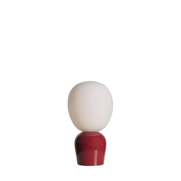 Belid Buddy bordslampa Wine Red/opal glass