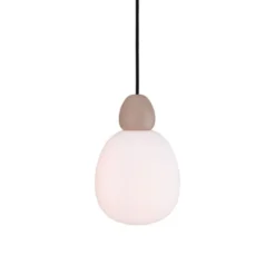 Belid Buddy pendel sand struktur/opal glass