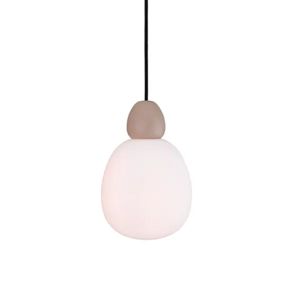 Belid Buddy pendel sand struktur/opal glass