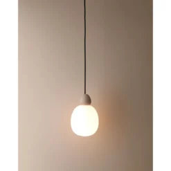 Belid Buddy pendel sand struktur/opal glass