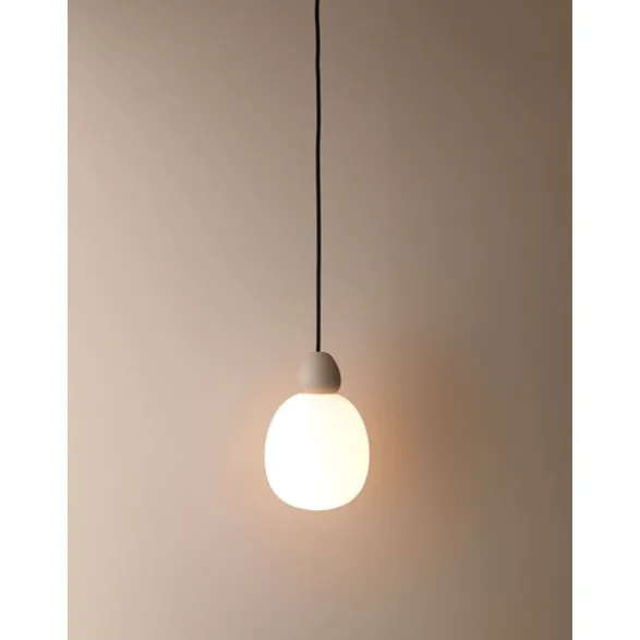 Belid Buddy pendel sand struktur/opal glass