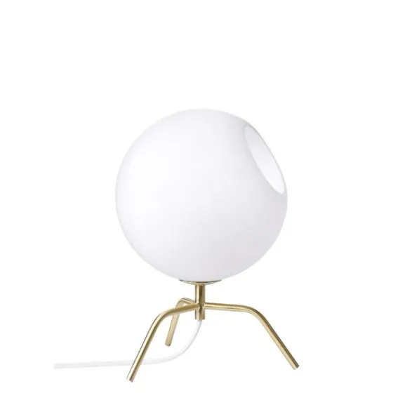 Co Bankeryd BUG 20 bordslampa, mässing/vitt glas