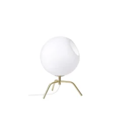 Co Bankeryd BUG 15 bordslampa, mässing/vitt glas