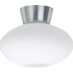 Belid Bullo plafond, aluminium/opalglas 27cm