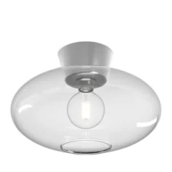 Belid Bullo XL Plafond, Alu/Klarglas 38cm