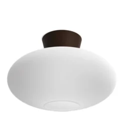 Belid Bullo XL Plafond, Oxid/Opalglas 38cm