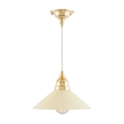 Karlskrona Lampfabrik Byström lampupphäng, mässing