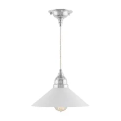 Karlskrona Lampfabrik Byström lampupphäng, nickel