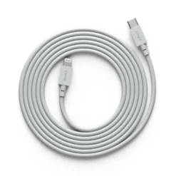 Avolt Cable 1 USB C to Lightning, Gotland Gray 2m