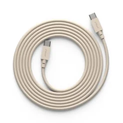 Avolt Cable 1 USB-C to USB-C, Beige 2m