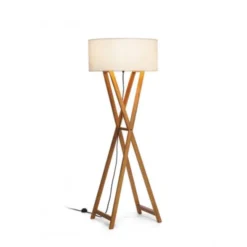MARSET Cala P140 Golvlampa, ek/pärlvit