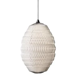 Le Klint Caleo 2 Medium taklampa, vit/brons 35cm