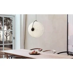Le Klint Caleo original taklampa, vit/brons 58cm