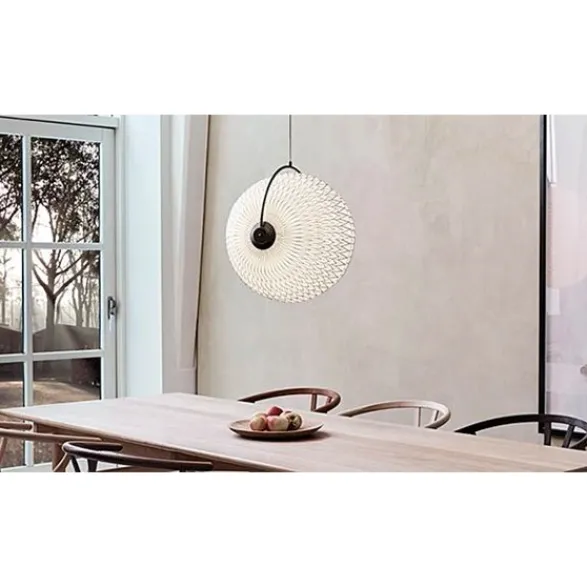 Le Klint Caleo original taklampa, vit/brons 58cm