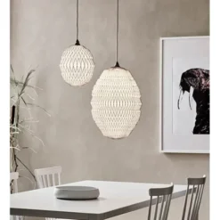 Le Klint Caleo 1 Small taklampa, vit/brons 25cm