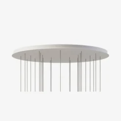 &tradition CANOPY Flowerpot Chandelier VP1 31 pendants Ø126 cm Matt White