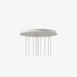 &tradition CANOPY Flowerpot Chandelier VP10 10 pendants Ø53 cm Matt White