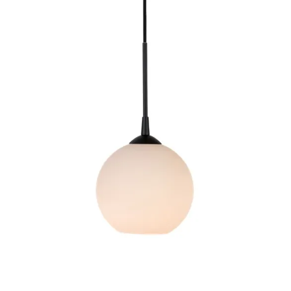 Belid Capo pendel, svartstruktur/opalglas 20cm