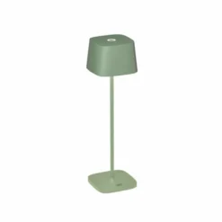 Konstsmide Capri bordslampa grön fyrkantig