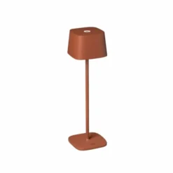 Konstsmide Capri bordslampa terrakotta fyrkantig
