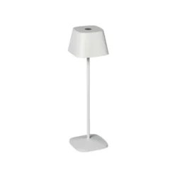 Konstsmide Capri bordslampa vit fyrkantig