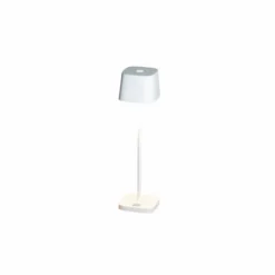 Konstsmide Capri Mini bordslampa vit fyrkantig