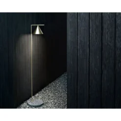 FLOS Captain Flint golvlampa, mörkbrun 153,7cm