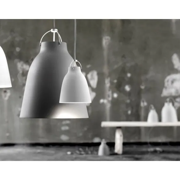 Fritz Hansen Caravaggio P1 taklampa, mattvit 16,5cm