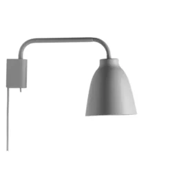 Fritz Hansen Caravaggio Read vägglampa, mattgrå 33,8cm
