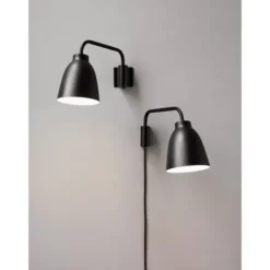 Fritz Hansen Caravaggio Read vägglampa, mattsvart 33,8cm