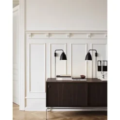 Fritz Hansen Caravaggio Read vägglampa, mattsvart 33,8cm