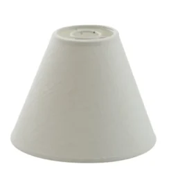 Hallbergs Belysning Carolin Lampskärm Vit 22 cm