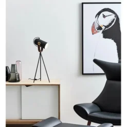 Le Klint Carronade bordslampa, mattsvart 60cm
