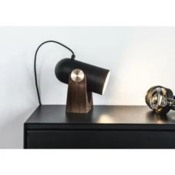Le Klint Carronade bord/vägglampa, mattsvart 16cm