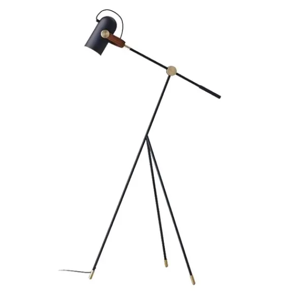 Le Klint Carronade golvlampa, mattsvart 133cm