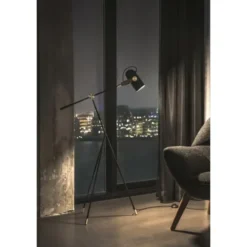 Le Klint Carronade golvlampa, mattsvart 133cm