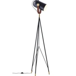Le Klint Carronade hög golvlampa, mattsvart 170-175cm