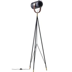 Le Klint Carronade hög golvlampa, mattsvart 170-175cm
