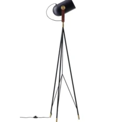 Le Klint Carronade hög golvlampa, mattsvart 170-175cm