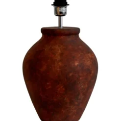 Hallbergs Belysning Casagrande Lampfot Dark Terracotta 24cm