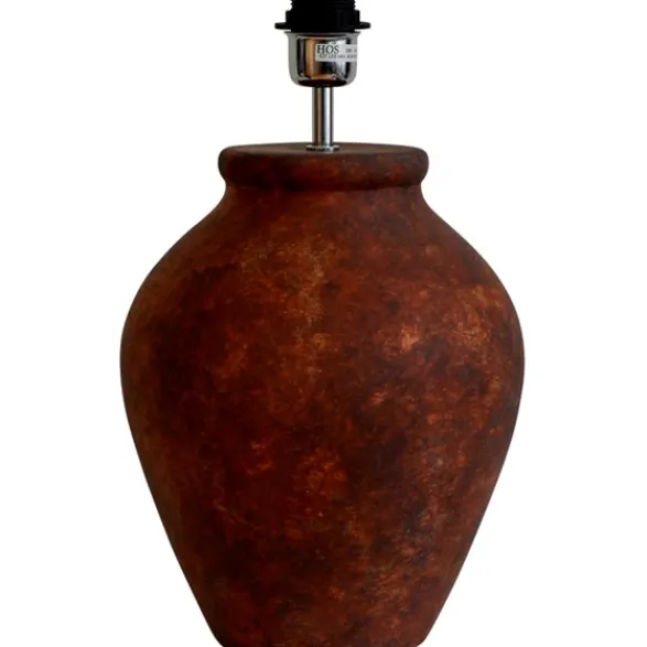 Hallbergs Belysning Casagrande Lampfot Dark Terracotta 24cm