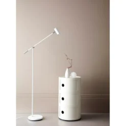 Belid Cato golvlampa LED, mattvit 133,9cm