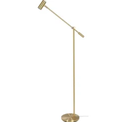 Belid Cato golvlampa LED, mässing 133,9cm