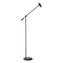 Belid Cato golvlampa svart/mässing dimable