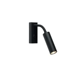 Belid Cato Slim vägglampa flex flat svart mini