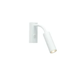 Belid Cato Slim vägglampa flex flat vit mini