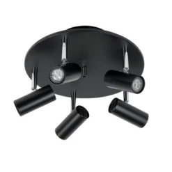 Belid Cato 5 spotlight LED, mattsvart 29cm