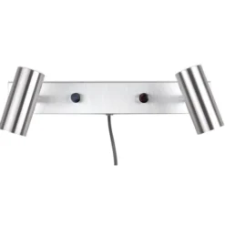 Belid Cato vägglampa dubbel LED, aluminium 15,4cm
