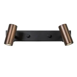 Belid Cato vägglampa dubbel LED, oxid 15,4cm