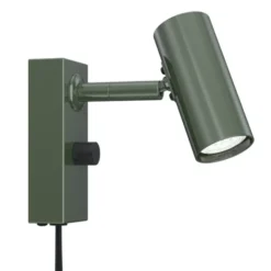 Belid Cato vägglampa forest green/svart single